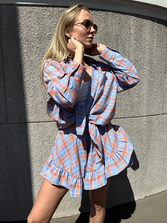 SHIRT AND SKIRT SET